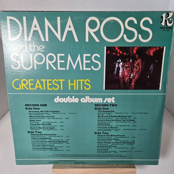 Diana Ross & The Supremes, Greatest Hits Vinyl Record - Picture 2 of 6